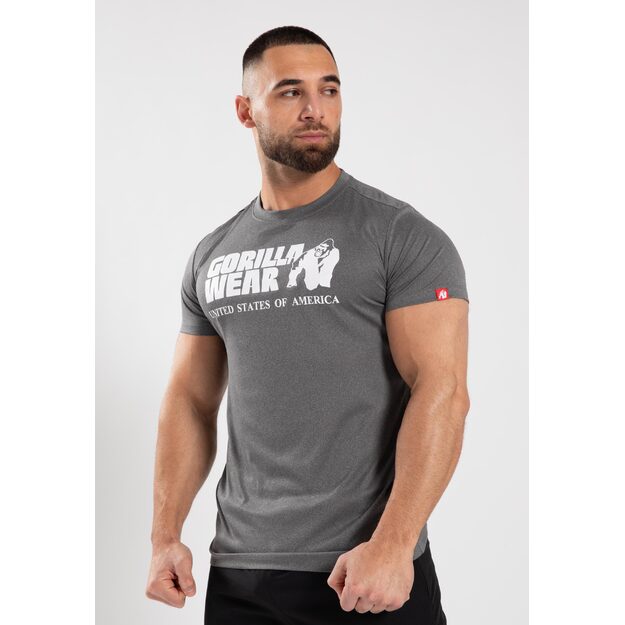 Gorilla Wear Classic Training T-Shirt - Gray Melange