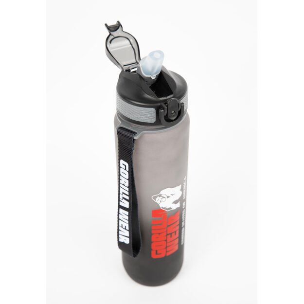 Gorilla Wear Gradient Water Bottle 1000ML - Black/Gray