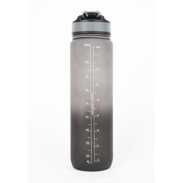 Gorilla Wear Gradient Water Bottle 1000ML - Black/Gray
