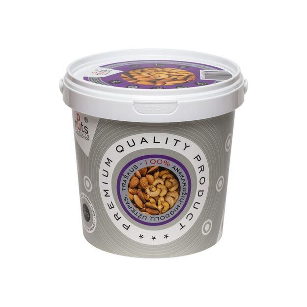 Punuts 100% Migdolų ir anakardžių rie&scaron;utų kremas 1 kg