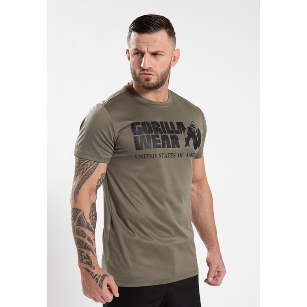 Gorilla Wear Classic Training T-Shirt - Army Green 1