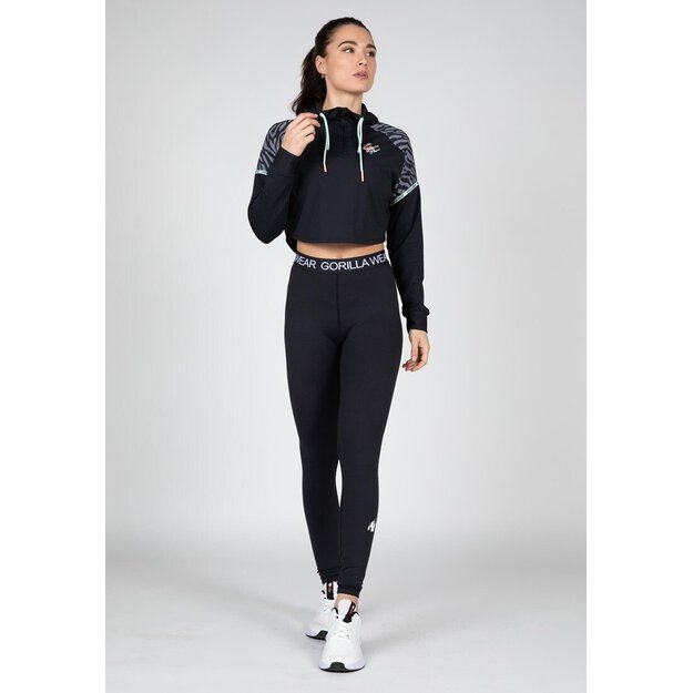 Gorilla Wear Zion Cropped Hoodie - Black