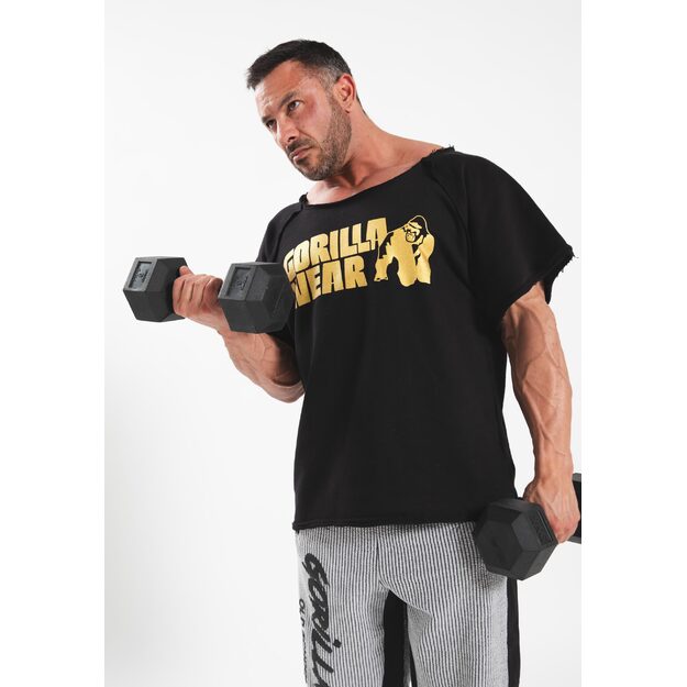 Gorilla Wear Classic Workout Top - Black/Gold