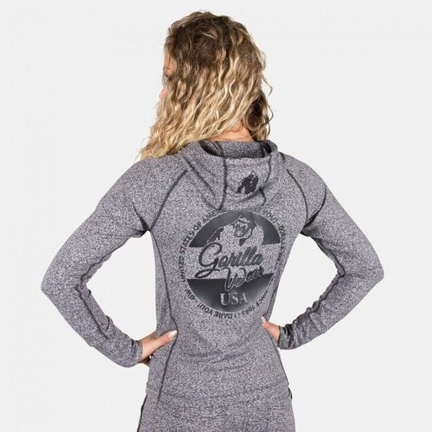 Gorilla Wear Shawnee Zipped Hoodie - Mixed Gray