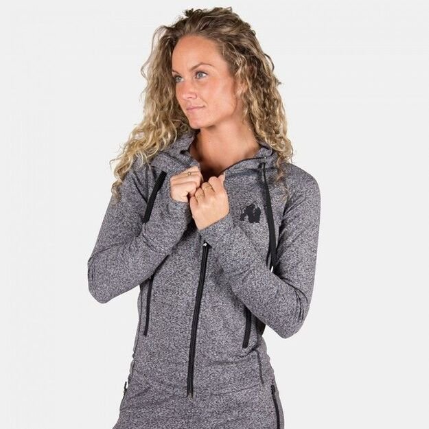 Gorilla Wear Shawnee Zipped Hoodie - Mixed Gray