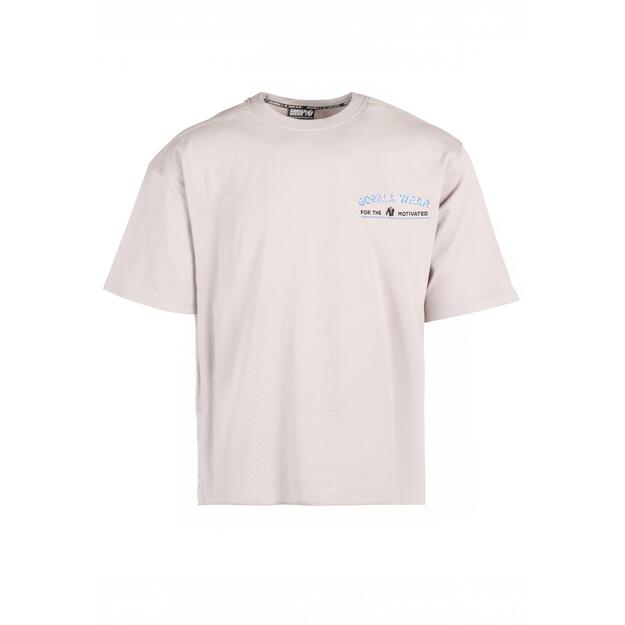 Gorilla Wear Macon Oversized T-Shirt - Light Gray 3