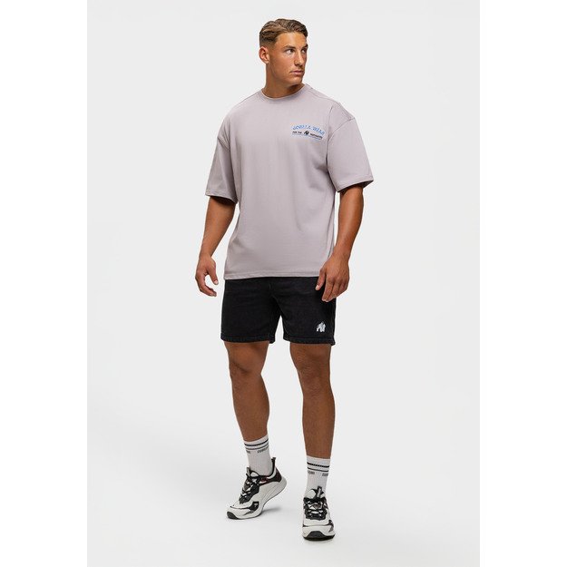 Gorilla Wear Macon Oversized T-Shirt - Light Gray 2