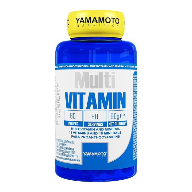 Yamamoto Nutrition Multi VITAMIN 60 tab. (2 mėn.) Yamamoto Nutrition Multi VITAMIN 60 tab. (2 mėn.)