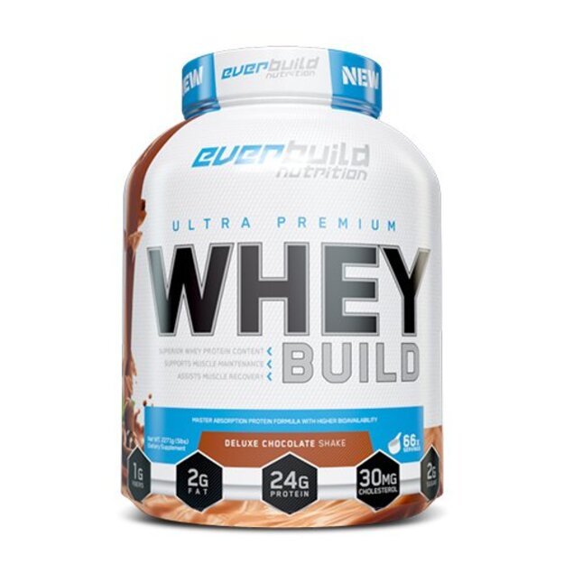 Everbuild Nutrition Ultra Premium Whey Build 2270g  Everbuild Nutrition Ultra Premium Whey Build 2270g