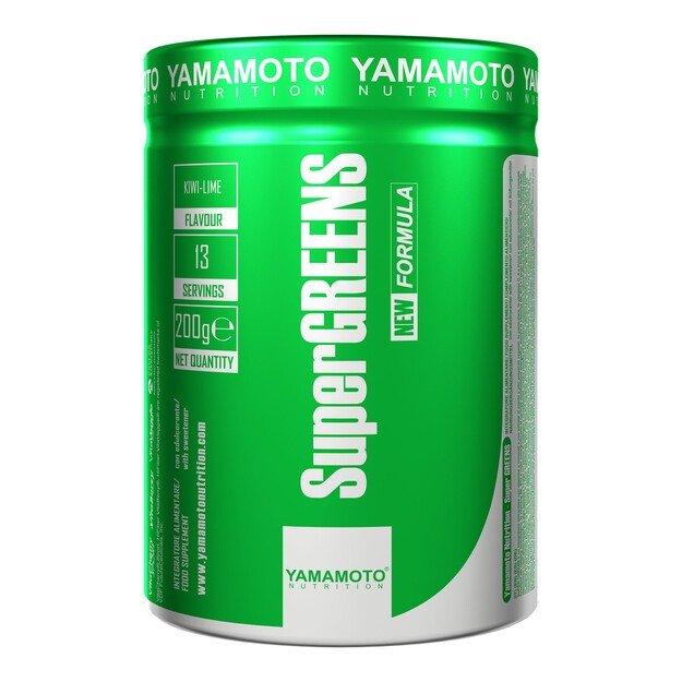 Yamamoto Nutrition Super Greens 200g (kiwi lime) Yamamoto Nutrition Super Greens 200g (kiwi lime)