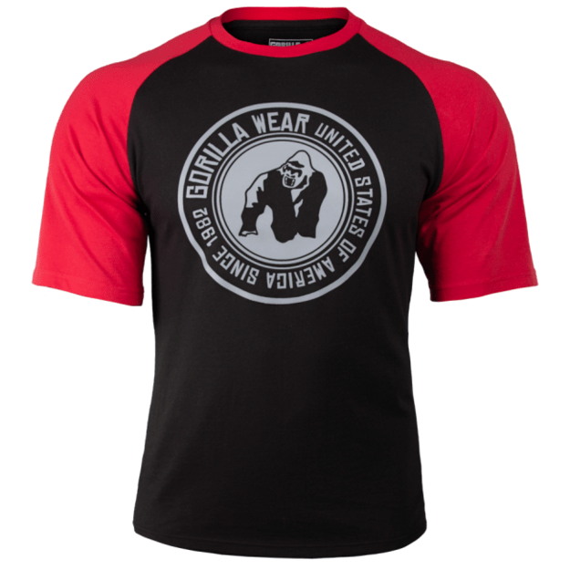 Gorilla Wear Texas T-shirt - Black/Red