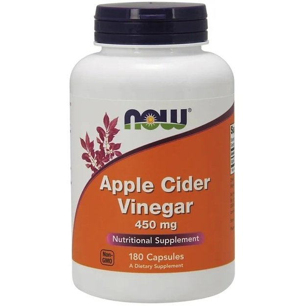 Now Foods Apple Cider Vinegar 450 mg 180 vkaps