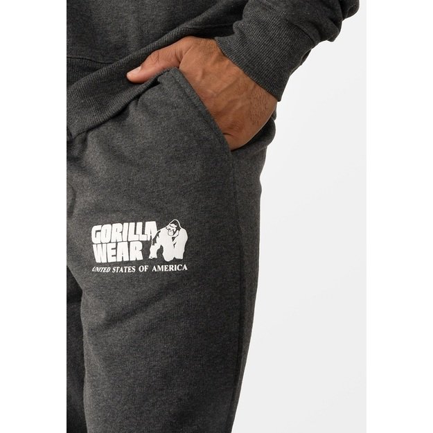 Gorilla Wear Classic Oversized Sweatpants - Dark Gray Melange  4