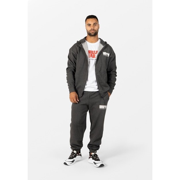 Gorilla Wear Classic Oversized Sweatpants - Dark Gray Melange  1