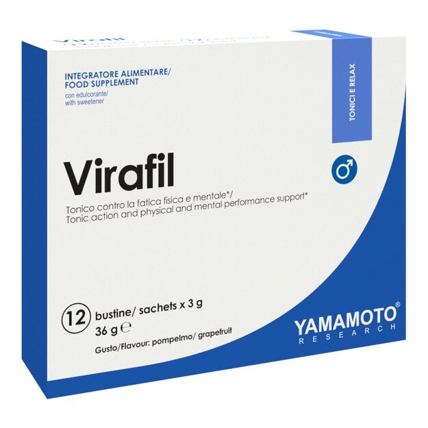 Yamamoto Nutrition Virafil 12 x 3 g. Erekcijos sutrikimams Yamamoto Nutrition Virafil 12 x 3 g. Erekcijos sutrikimams