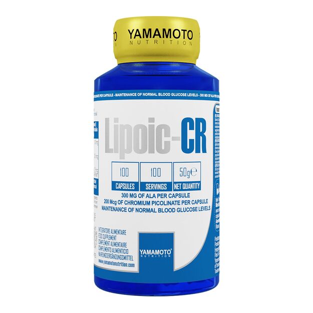 Yamamoto Nutrition Lipoic-CR 100 kaps 300 mg + Chromas Yamamoto Nutrition Lipoic-CR 100 kaps 300 mg + Chromas