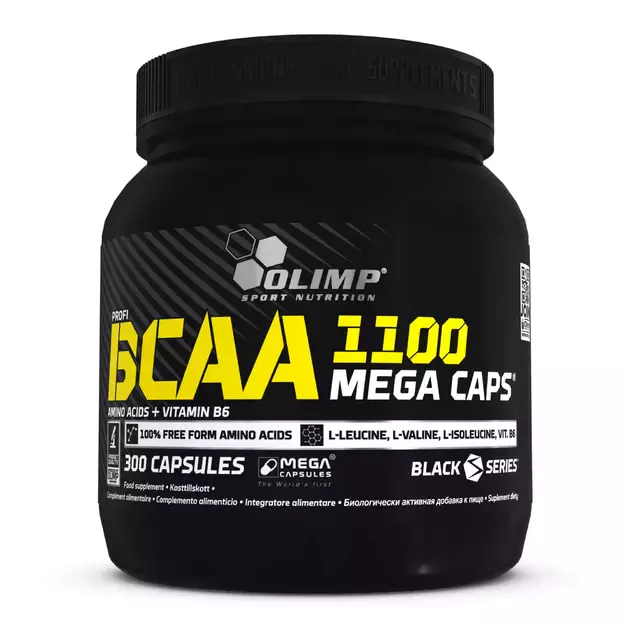 Olimp BCAA 1100 Mega Caps ®300 kaps Olimp BCAA 1100 Mega Caps ®300 kaps