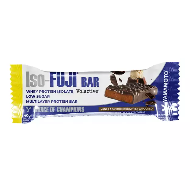 Yamamoto Nutrition ISO FUJI BAR 40 gr (Vanilla Chocolate Brownie) Yamamoto Nutrition ISO FUJI BAR 40 gr (Vanilla Chocolate Brownie)