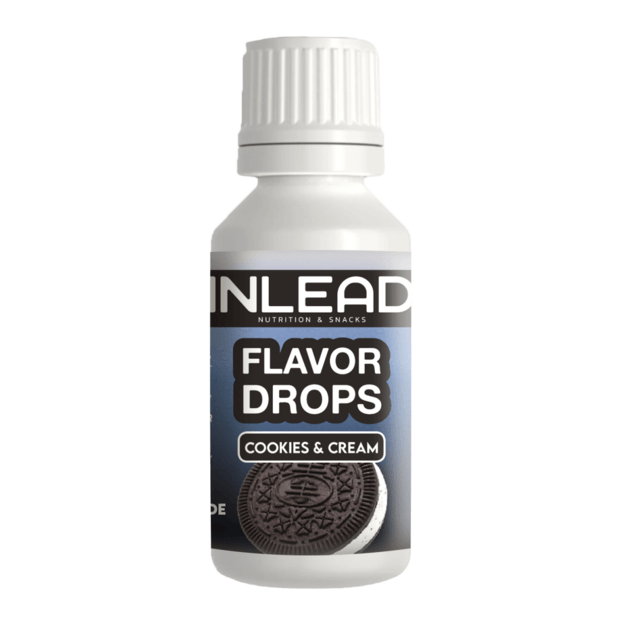 Inlead Flavor Drops 30 ml. Cokies and cream Inlead Flavor Drops 30 ml. Cokies and cream