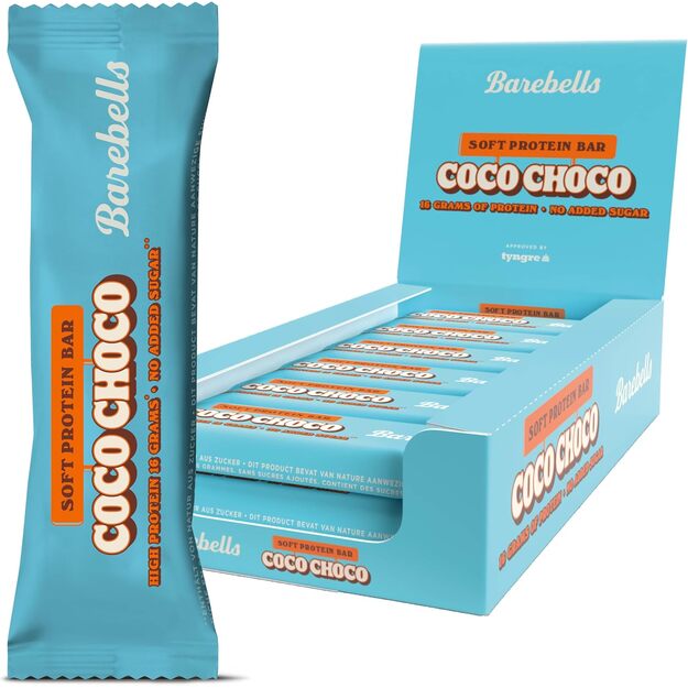 Barebells Protein Bar 55g x12 vnt Coco Choco Barebells Protein Bar 55g x12 vnt Coco Choco
