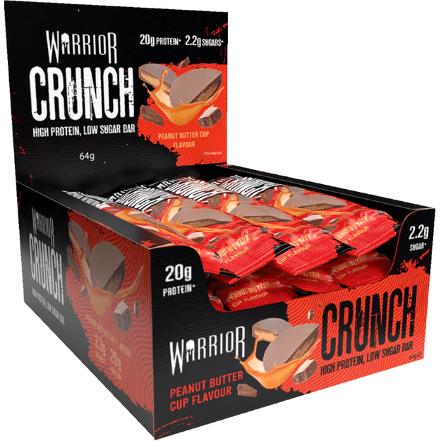 Warrior Crunch Bar 64g x12 vnt Peanut Butter Cup Warrior Crunch Bar 64g x12 vnt Peanut Butter Cup