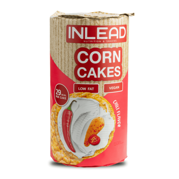 Inlead Corn Cakes 120g kukurūzų trapučiai Chili skonio Inlead Corn Cakes 120g kukurūzų trapučiai Chili skonio