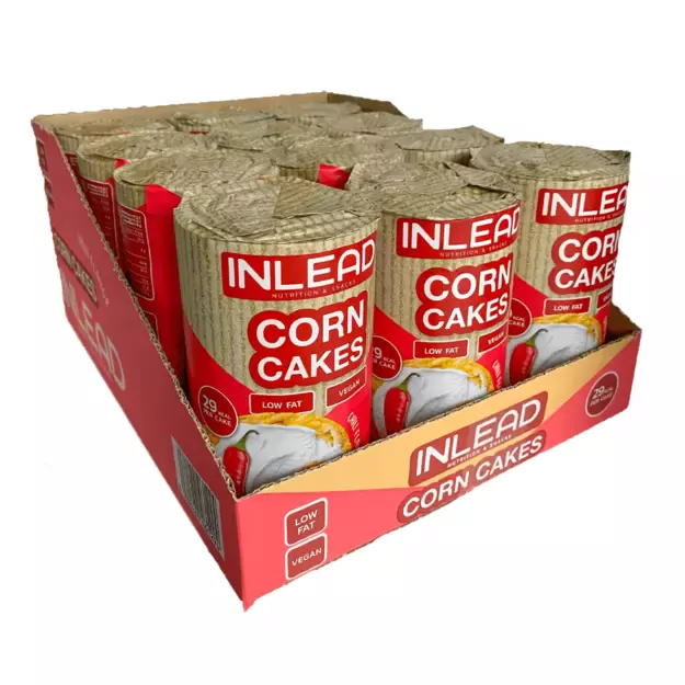 Inlead Corn Cakes 120g kukurūzų trapučiai Chili skonio 1 Inlead Corn Cakes 120g kukurūzų trapučiai Chili skonio 1