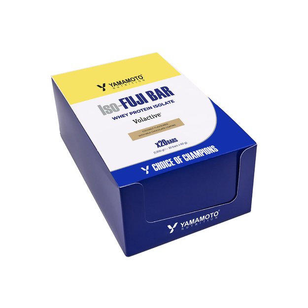 Yamamoto Nutrition ISO FUJI BAR 40 gr Pilna dėžutė 20 vnt MIX Yamamoto Nutrition ISO FUJI BAR 40 gr Pilna dėžutė 20 vnt MIX