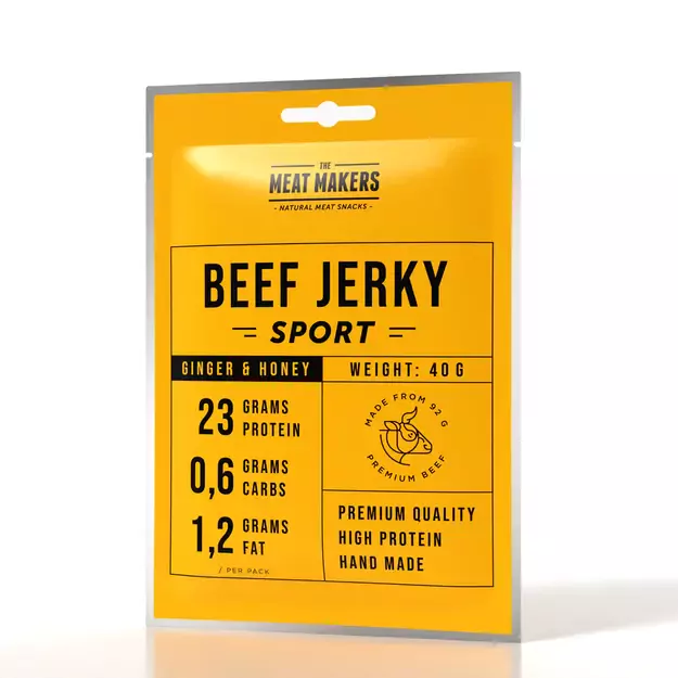 BEEF JERKY SPORT GINGER HONEY 40g BEEF JERKY SPORT GINGER HONEY 40g