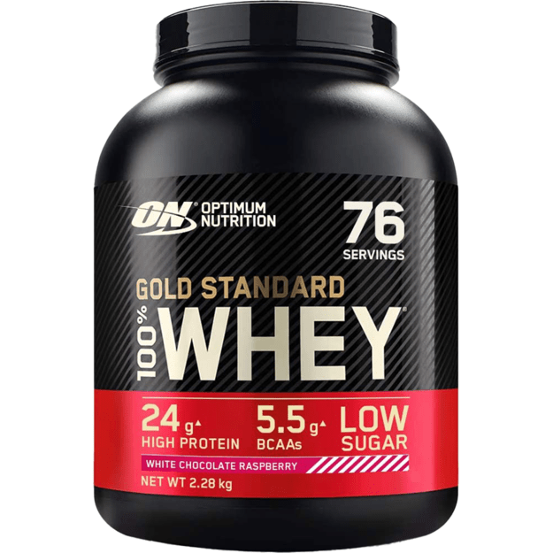 ON 100% Whey Gold Standard 2270 g White Chocolate Raspberry 1