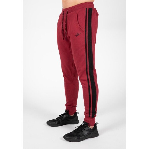 Gorilla Wear Banks Pants - Burgundy Red/Black