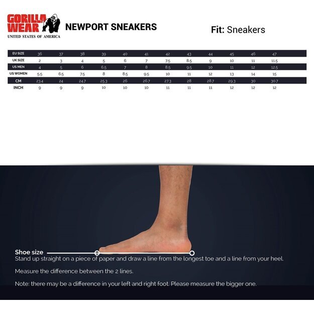 Gorilla Wear Newport Sneakers - Black