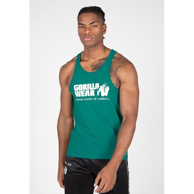 Gorilla Wear Classic Tank Top - Teal Green 1