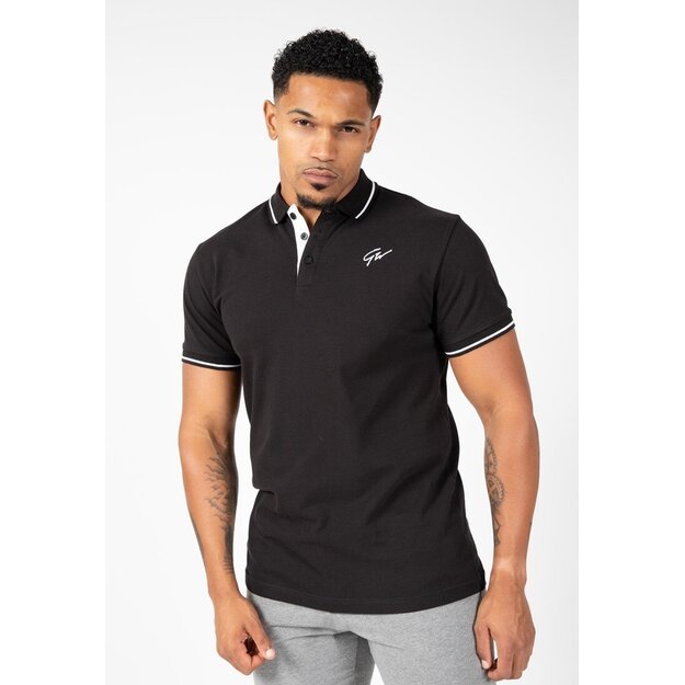 Gorilla Wear Delano Polo - Black/White