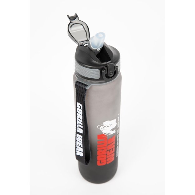 Gorilla Wear Gradient Water Bottle 1000ML - Black/Gray