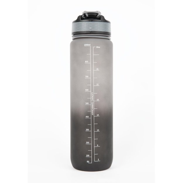 Gorilla Wear Gradient Water Bottle 1000ML - Black/Gray