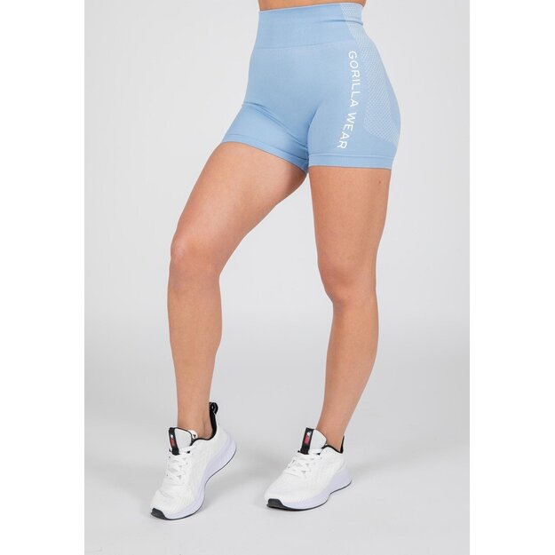 Gorilla Wear Selah Seamless Shorts - Light Blue