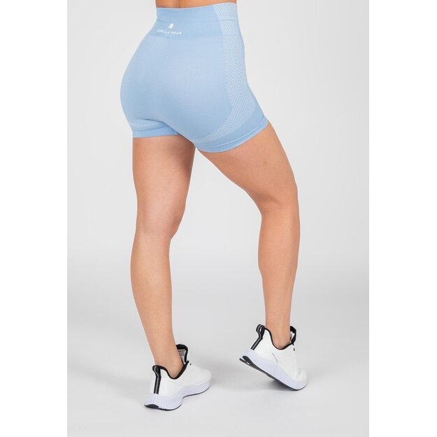 Gorilla Wear Selah Seamless Shorts - Light Blue