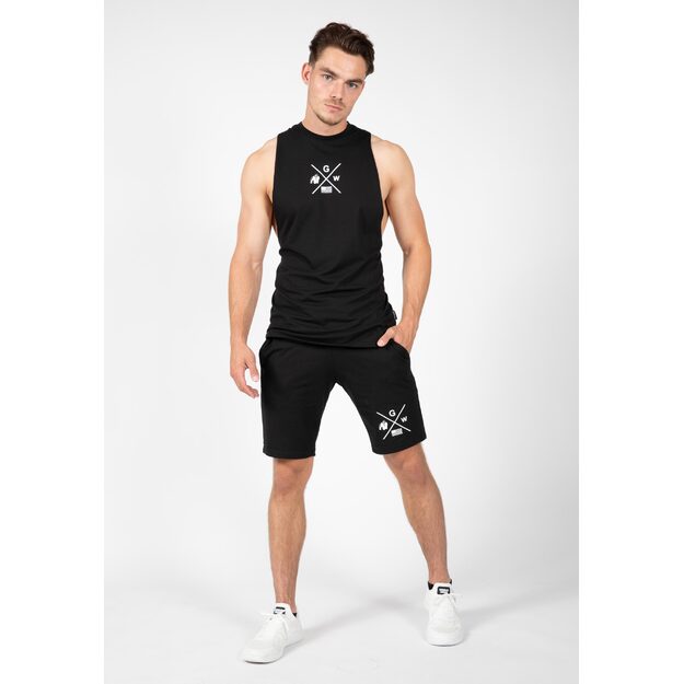 Cisco Drop Armhole Tank Top - Black/White