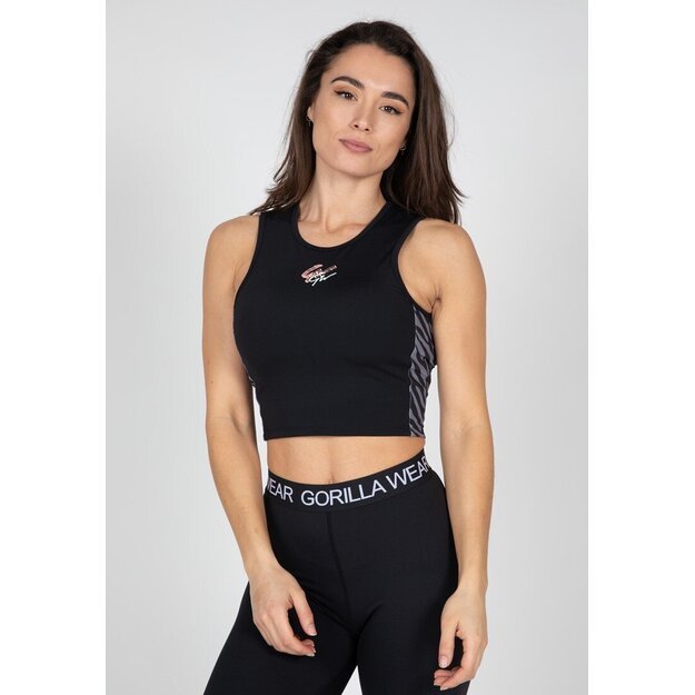 Gorilla Wear Zion Crop Top - Black