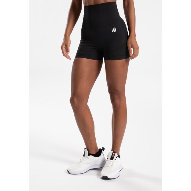 Gorilla Wear Olivia Seamless Shorts - Black