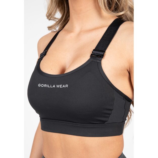 Gorilla Wear Monroe Sports Bra - Black