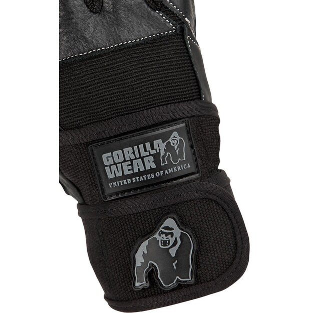 Gorilla Wear Dallas Wrist Wrap Gloves - Black