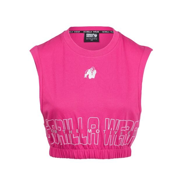 Gorilla Wear Albion Oversized Crop Top - Pink