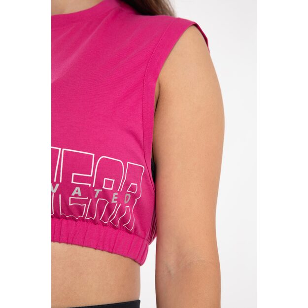 Gorilla Wear Albion Oversized Crop Top - Pink