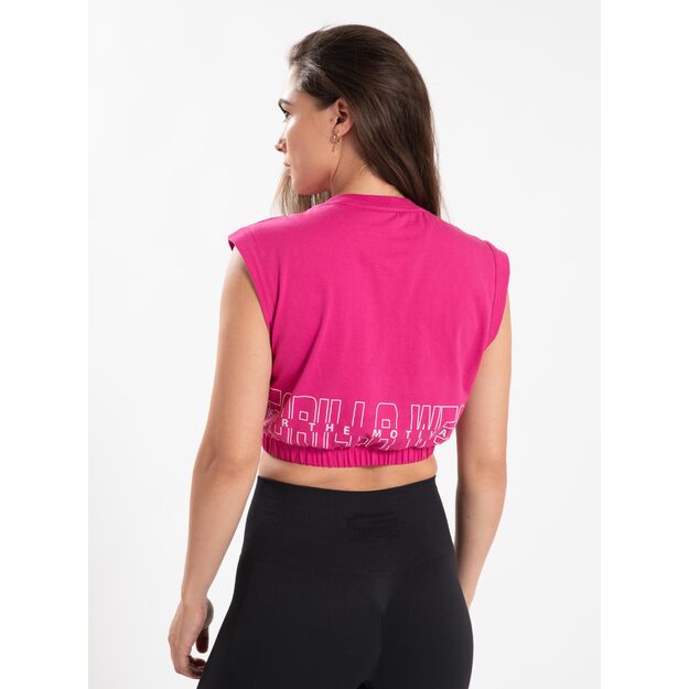 Gorilla Wear Albion Oversized Crop Top - Pink