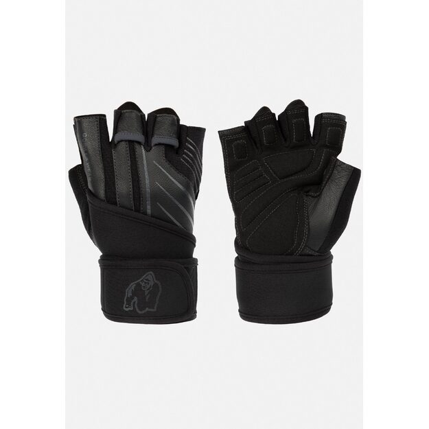 Gorilla Wear Dallas Wrist Wraps Gloves 2.0 - Black/Gray