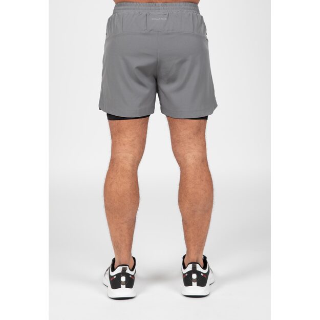 Gorilla Wear Cortez 2-In-1 Shorts - Antracite