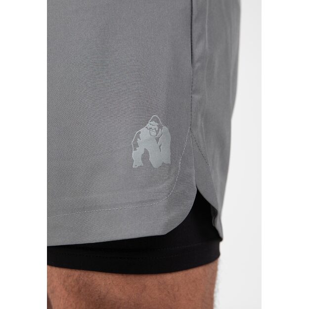Gorilla Wear Cortez 2-In-1 Shorts - Antracite