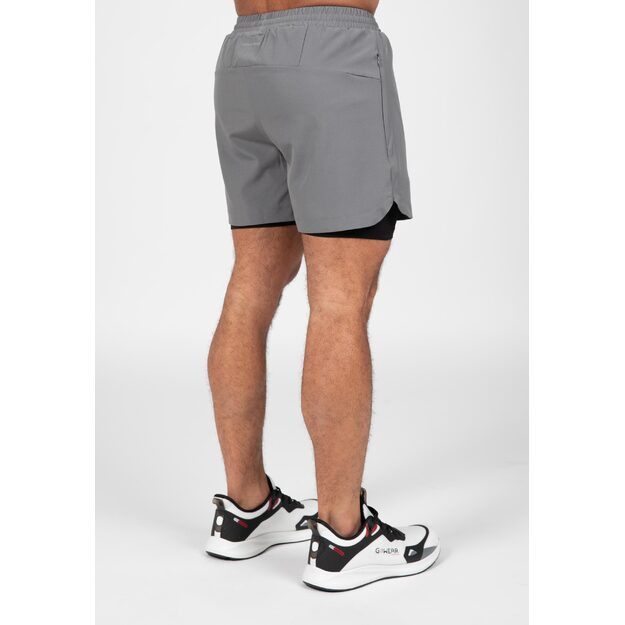 Gorilla Wear Cortez 2-In-1 Shorts - Antracite